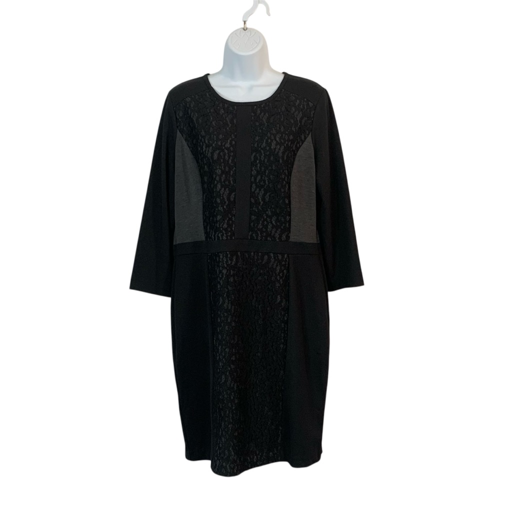 The Limited Lace Overlay Fitted Dress Sz Xl